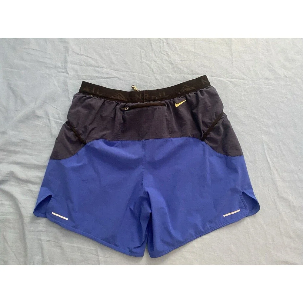 Nike Trail Shorts Royal Blue Navy Gorpcore Utility Running Shorts Men's Size L